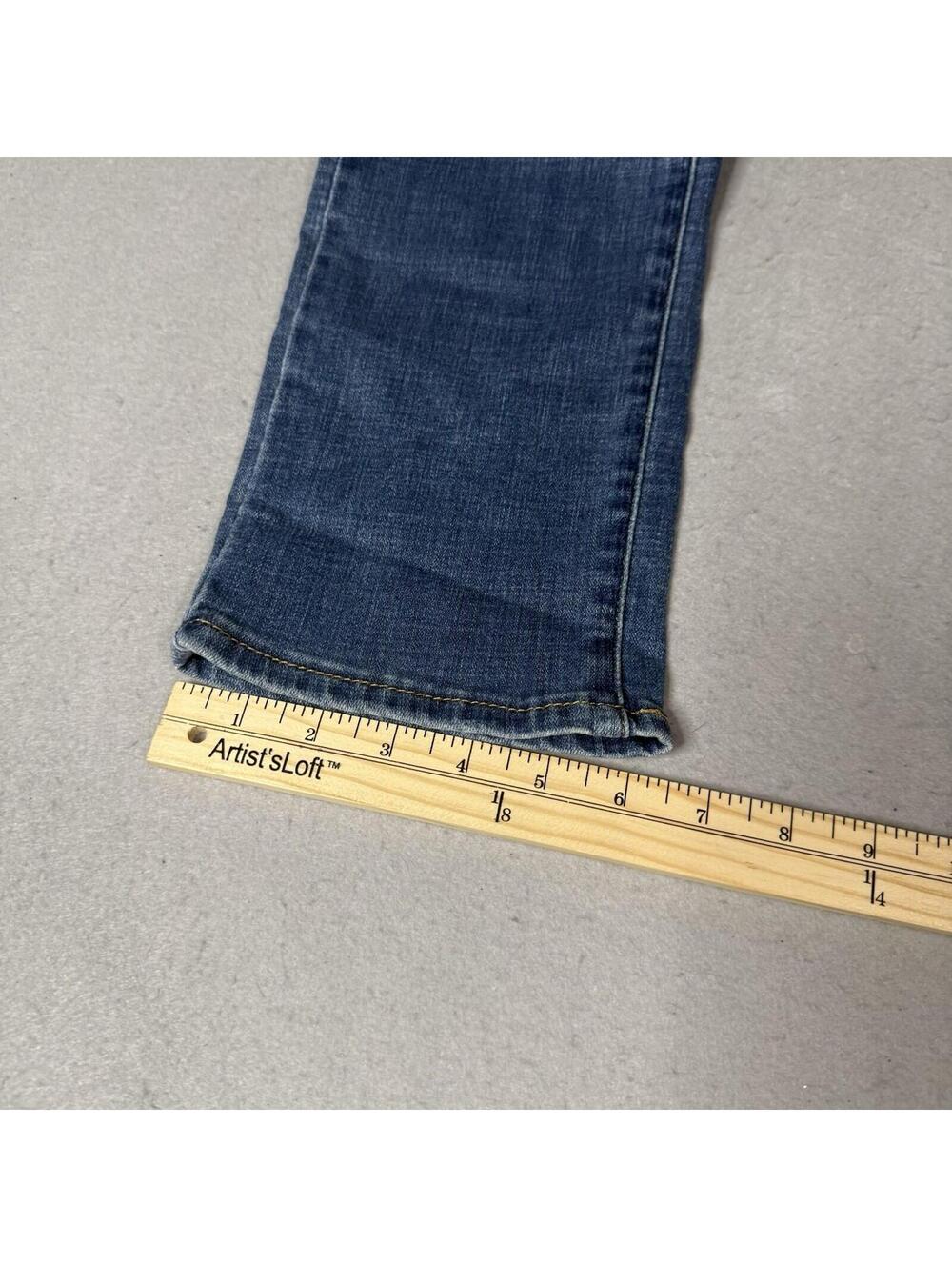 Levis 312 Shaping Slim Jeans Womens 29 Blue Denim Mid Rise Slim Straight Stretch - Picture 6 of 16